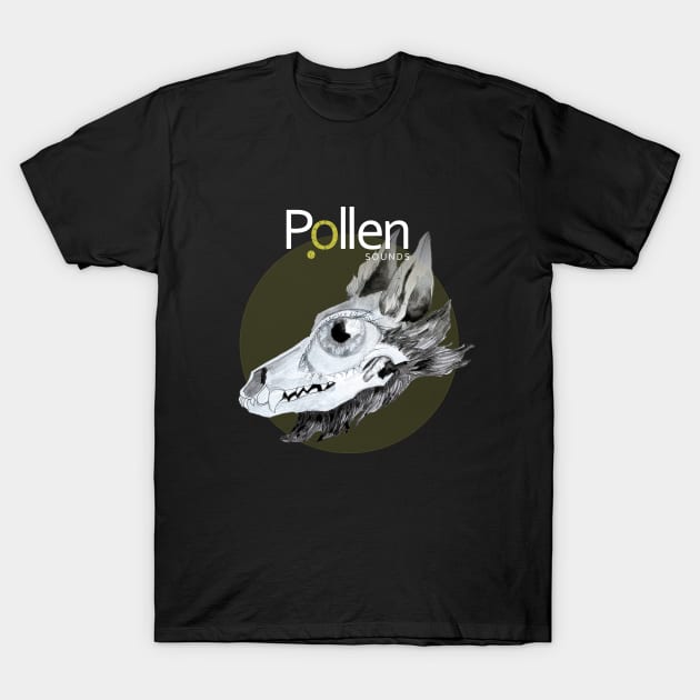 Pollen Sounds Apparel Wolf T-Shirt by Pollen.